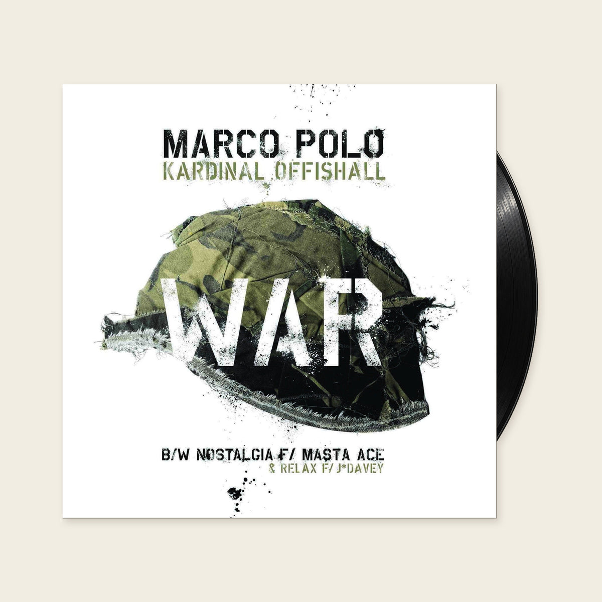 Marco Polo - "12" A-Side: War" f. Kardinal Offishall B Sidew/"Nostalgia" f. Masta Ace & "Relax f. J*Davey