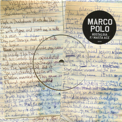 Marco Polo- Nostalgia Ft. Masta Ace (7" Picture Disc Edition)
